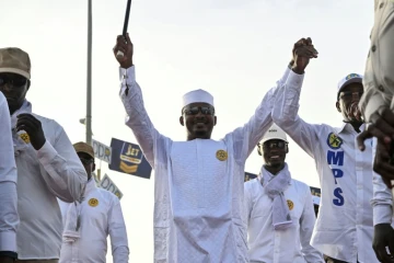 Le général Mahamat Idriss Déby Itno, le 4 mai 2024 à N'Djamena