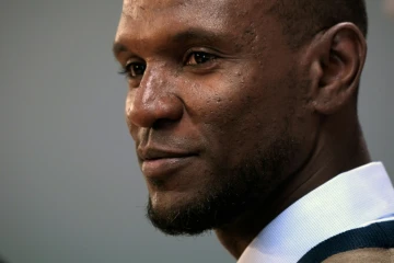 Le Français Eric Abidal, directeur sportif du FC Barcelone, lors de sa présentation à Sant Joan Despí, le 19 juin 2018  