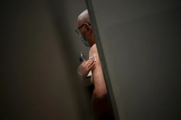 Vaccination contre le Covid-19 pour les plus de 75 ans le 18 janvier 2021 à Nantes