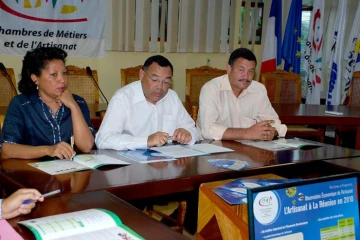 Mardi 21 juin 2011 - Conférence de presse sur les chiffres 2010 de l'artisanat (photo D.R)