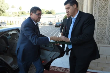 Le Premier ministre Habib Essid à son arrivée le 25 novembre 2015 au palais de Carthage à Tunis