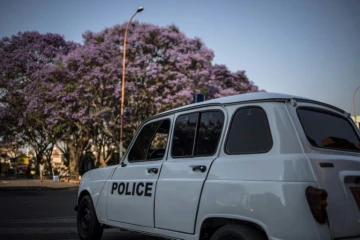 Une Renault 4L de la police, à Antananarivo, le 7 novembre 2018 à Madagascar