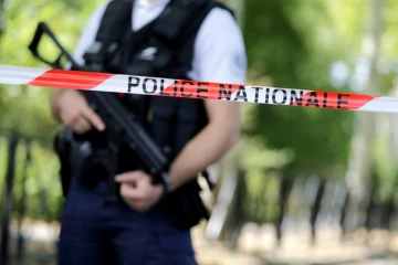 Un cordon de police à Trappes, au sud-ouest de Paris, le 23 août 2018