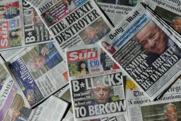 Titres de la presse britannique le 19 mars 2019
