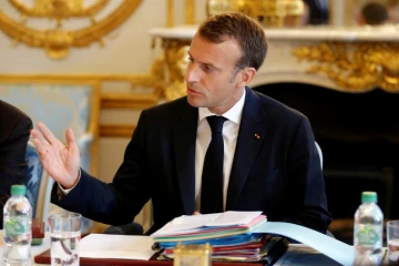 Le président français Emmanuel Macron à L'Elysée le 03 août 2018