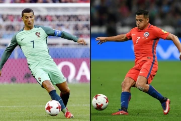 Photomontage de Cristiano Ronaldo et Alexis Sanchez