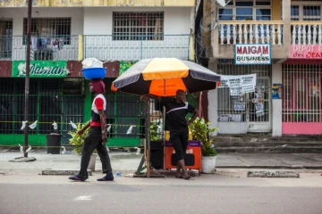 Dans une rue de Kinshasa, le 21 décembre 2016