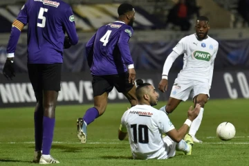 Dimitri Payet etles Marseillais ont été éliminés par les amateurs de l'AS Canet vainqueurs à domicile 2-1 en Coupe de France, le 7 mars 2021 