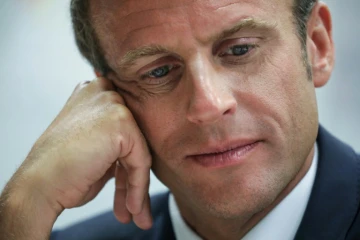 Le président Emmanuel Macron à Laval, en Mayenne, le 3 septembre 2018