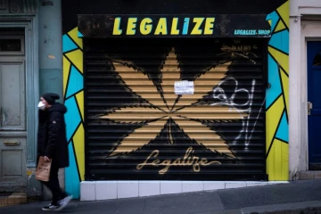 Une boutique de CBD à Paris, le 5 février 2022