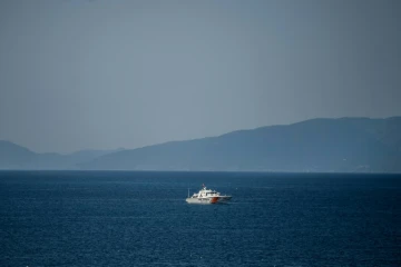 Un bateau des gardes-côtes turcs en patrouille, le 4 avril 2016