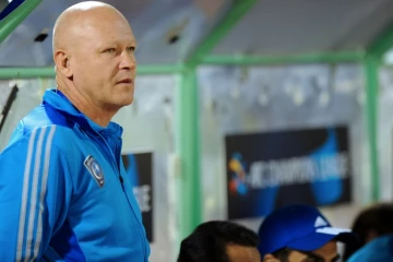 Le Tchèque Ivan Hasek, alors entraîneur des Saoudiens d'Al-Hilal, avant le match de Ligue des champions AFC contre les Iraniens de Piroozi, le 7 mars 2012 à Ryad 