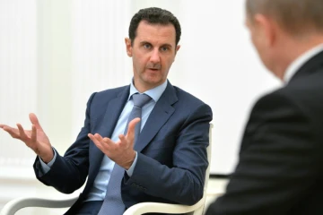 Bachar al-Assad reçu par Vladimir Poutine le 20 octobre 2015 au Kremlin à Moscou