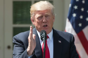 Donald Trump, à la Maison Blanche, le 5 avril 2017