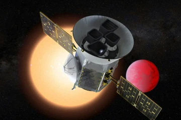 Illustration, remise par la Nasa le 25 mars 2018,  du nouveau télescope TESS dont la mission sera de chercher des exoplanètes susceptibles d'abriter la vie