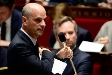 Le ministre de l'Education nationale Jean-Michel Blanquer à l'Assemblée nationale le 15 novembre 2017