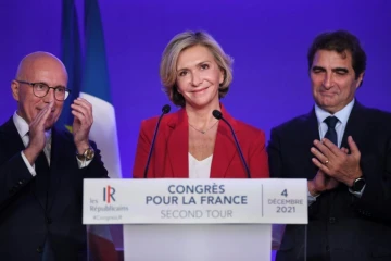 La candidate LR pour l'élection présidentielle 2022, Valérie Pécresse, le 4 décembre 2021 à Paris