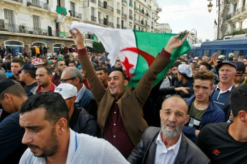 Des manifestants algériens manifestent contre le pouvoir à Alger, le 1er novembre 2019