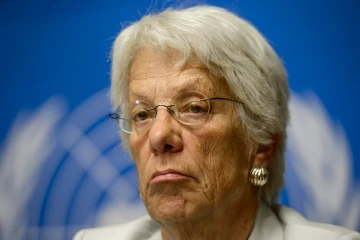 L'ancienne procureure Carla del Ponte le 27 août 2014 à Genève