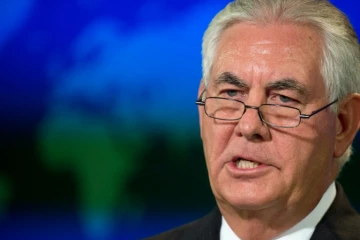 Photo prise le 1er août du secrétaire d'Etat américain Rex Tillerson à Washington