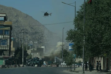 D'intenses combats se déroulent dans Kaboul, où des roquettes ont été tirées le 21 août 2018