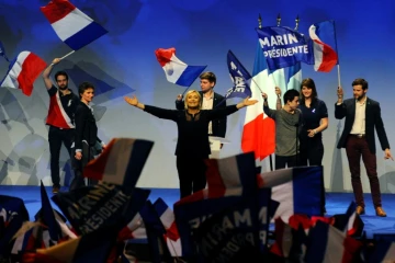 Meeting électoral de Marine Le Pen à Metz le 18 mars 2017