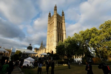 La tour Victoria à Londres, où sont conservés tous les documents depuis 500 ans ayant trait au Parlement britannique