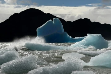 Un glacier dans le parc national Torres del Paine, au Chili, le 27 novembre 2019 
