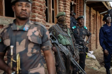Des soldats de l'armée de République démocratique du Congo dans la province du Nord-Kivu, dans l'est du pays, le 14 décembre 2024