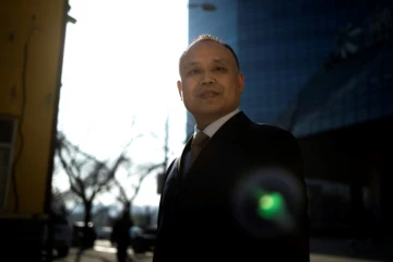 L'avocat chinois Yu Wenshang, le 12 janvier 2017 à Pékin