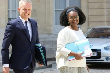 François de Rugy et Sibeth NDiaye le 10 juillet 2019 à l'Elysée