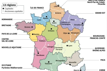 Les noms des nouvelles régions