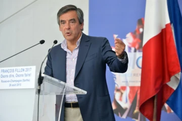 L'ancien Premier ministre François Fillon le 26 août 2015 à Rouez-en-Champagne