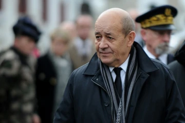 Le ministre français de la Défense Jean-Yves Le Drian le 19 janvier 2016 à Modane 