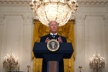 Le président américain Joe Biden à la Maison Blanche à Washington, le 18 août 2021