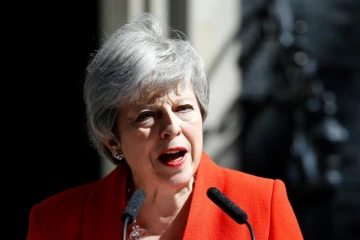 Theresa May le 24 mai 2019 à Londres