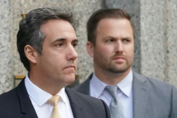 Michael Cohen, ex-avocat personnel de Donald Trump, a plaidé coupable de huit chefs d'accusation, ici à sa sortie du tribunal à New York, le 21 août 2018  