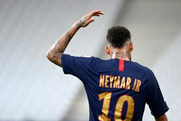 L'attaquant brésilien du Paris-SG, Neymar, lors de la finale de la Coupe de la Ligue face à Lyon, au Stade de France, le 31 juillet 2020 