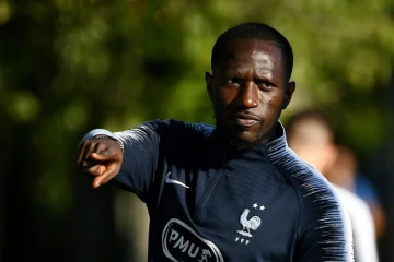 Le milieu de terrain des Bleus Moussa Sissoko à Clairefontaine-en-Yvelines le 2 septembre 2019