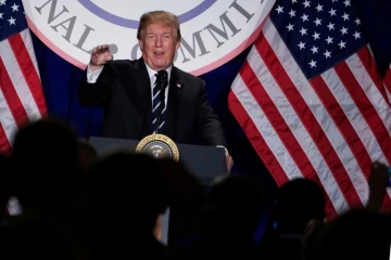 Le président américain Donald Trump, le 1er février 2018 à Washington