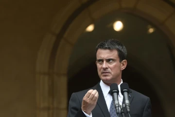 Le Premier ministre Manuel Valls à Bourg-en-Bresse, le 5 septembre 2016