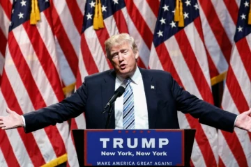 Le candidat républicain à la Maison Blanche, Donald Trump, le 16 juillet 2016 à New York, aux Etats-Unis