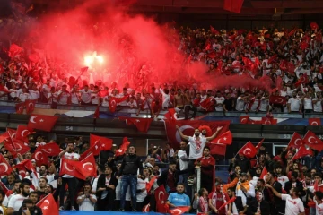 Les supporters de la Turquie lors du match face à la France, le 14 octobre 2019 au Stade de France