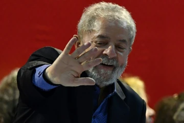 L'ancien président brésilien Luiz Inacio Lula, à Sao Paulo le 5 mai 2017