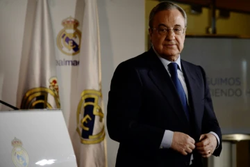 Le président du Real Madrid, Florentino Perez, le 19 juin 2017 à Madrid