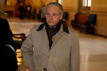 Guy Wildenstein au Palais de Justice à Paris, le 2 mars 2018