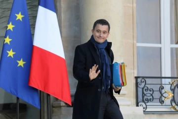 Gérald Darmanin, ministre de l'Action et des Comptes publics, le 22 novembre 2017 à l'Elysée, à Paris