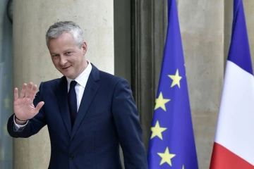 Le ministre français de l'Economie Bruno Le Maire à l'Elysée, le 18 mai 2017
