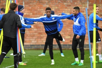 L'ailier de Leicester et l'équipe Espoirs d'Angleterre, Demarai Gray, le 17 avril 2017 à Leicester 