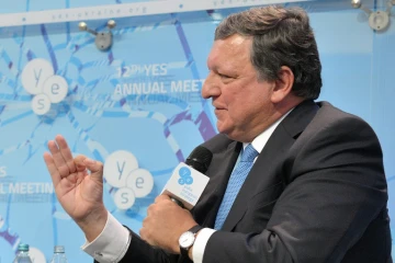 L'ancien président de la Commission européenne Jose Manuel Barroso, le 12 septembre 2016 à Kiev